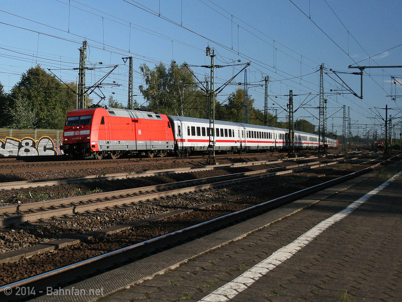 A model train