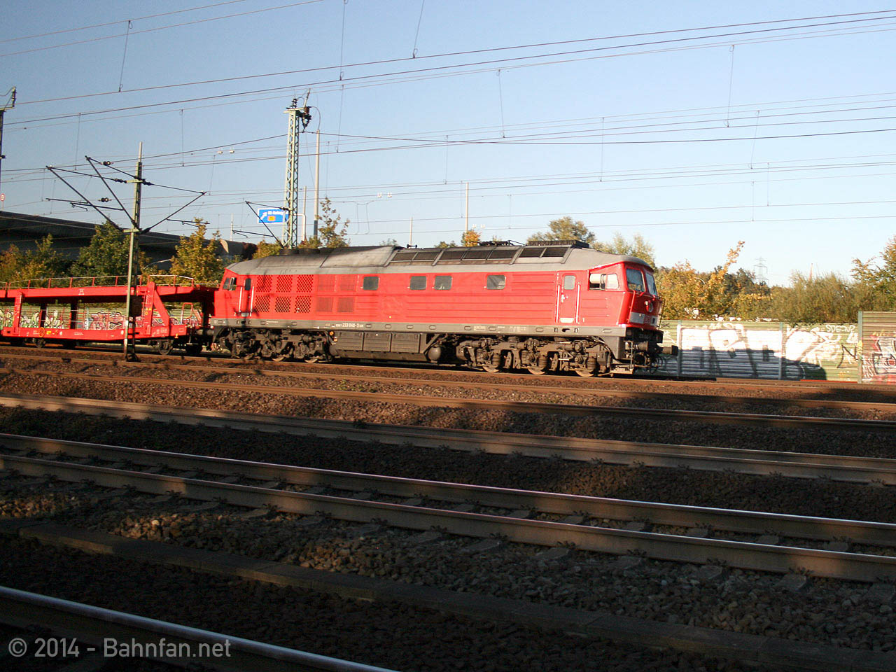A model train