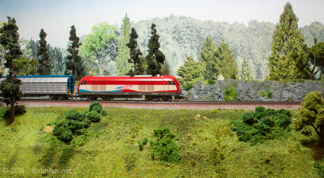 A model train