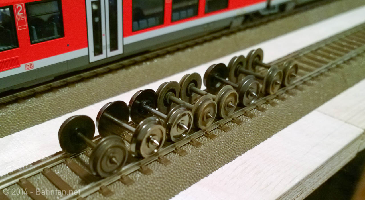 A model train