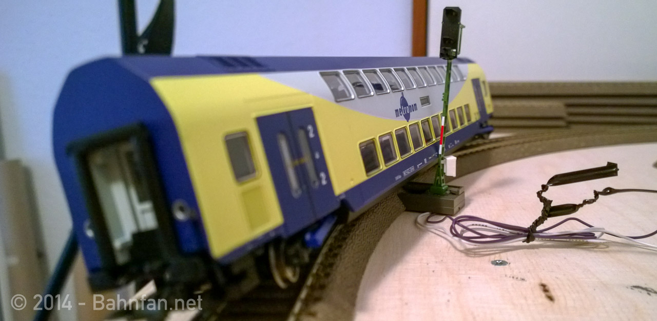 A model train