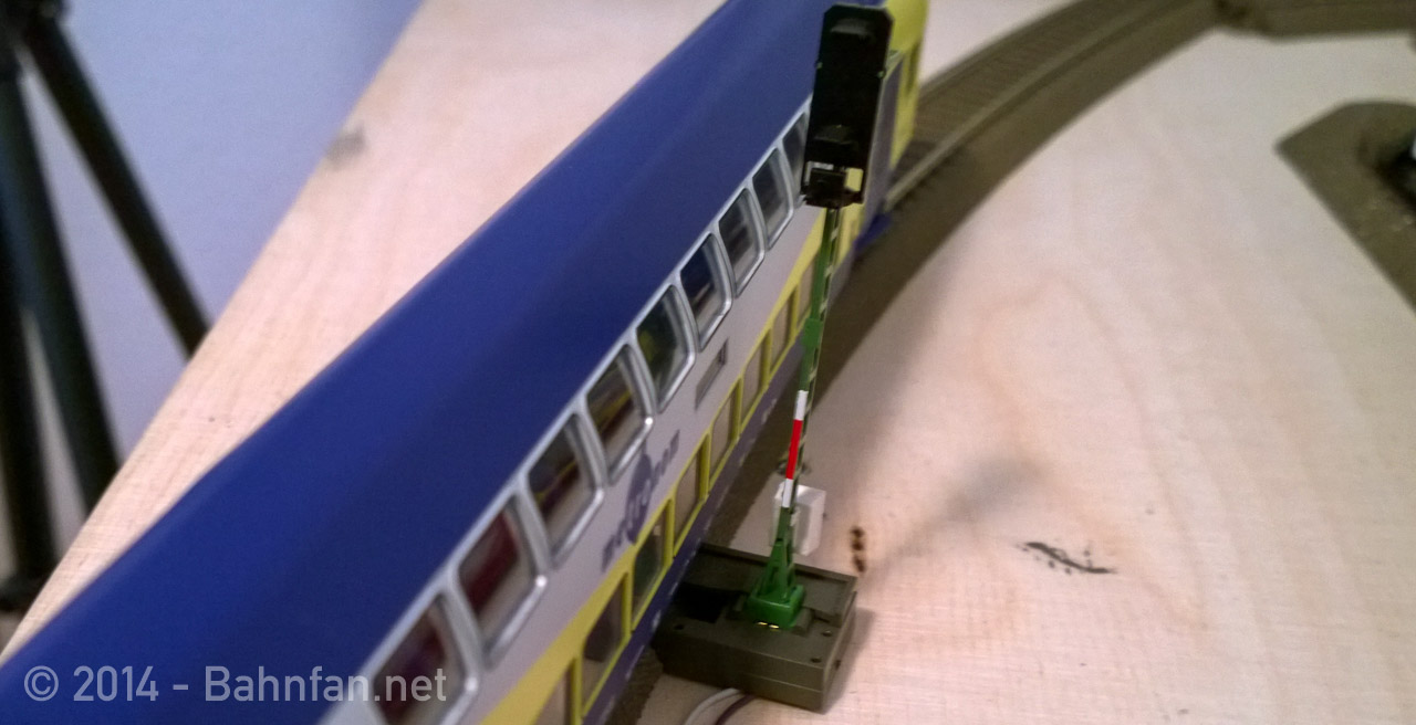 A model train
