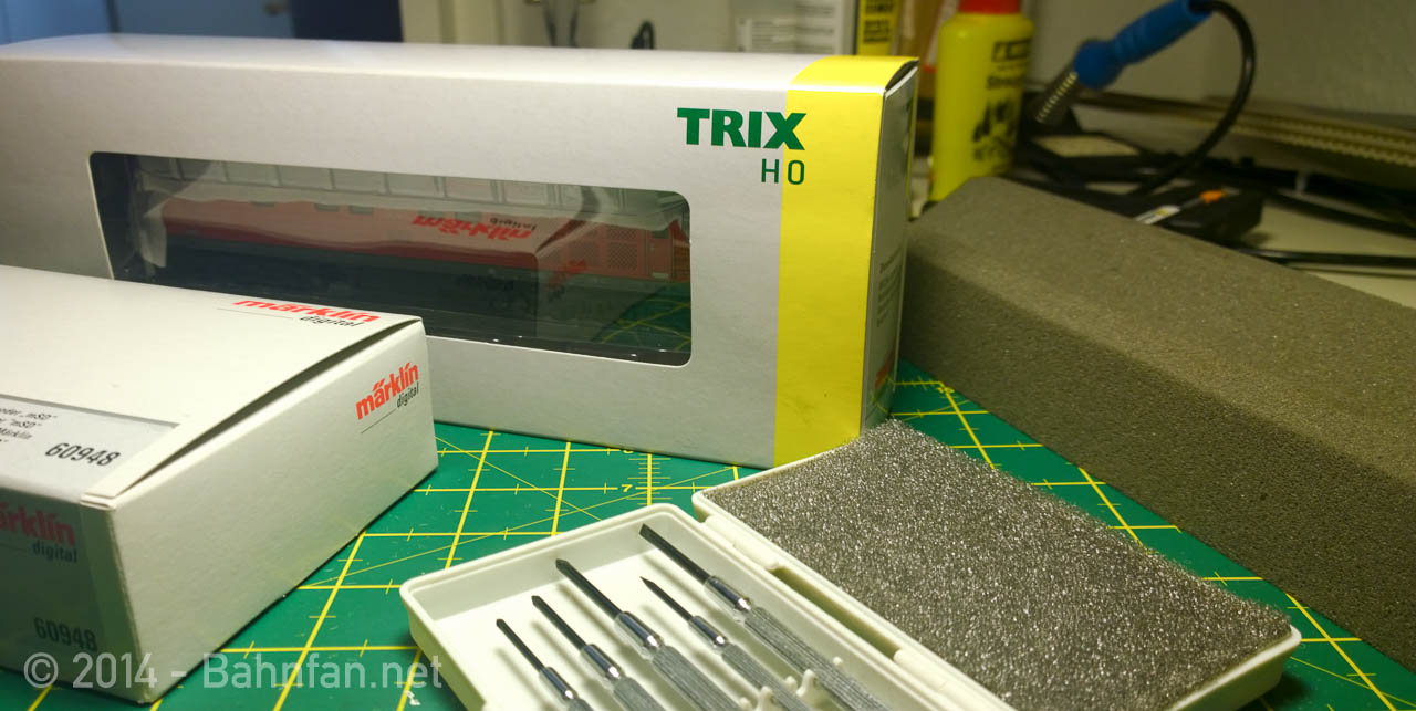 A model train