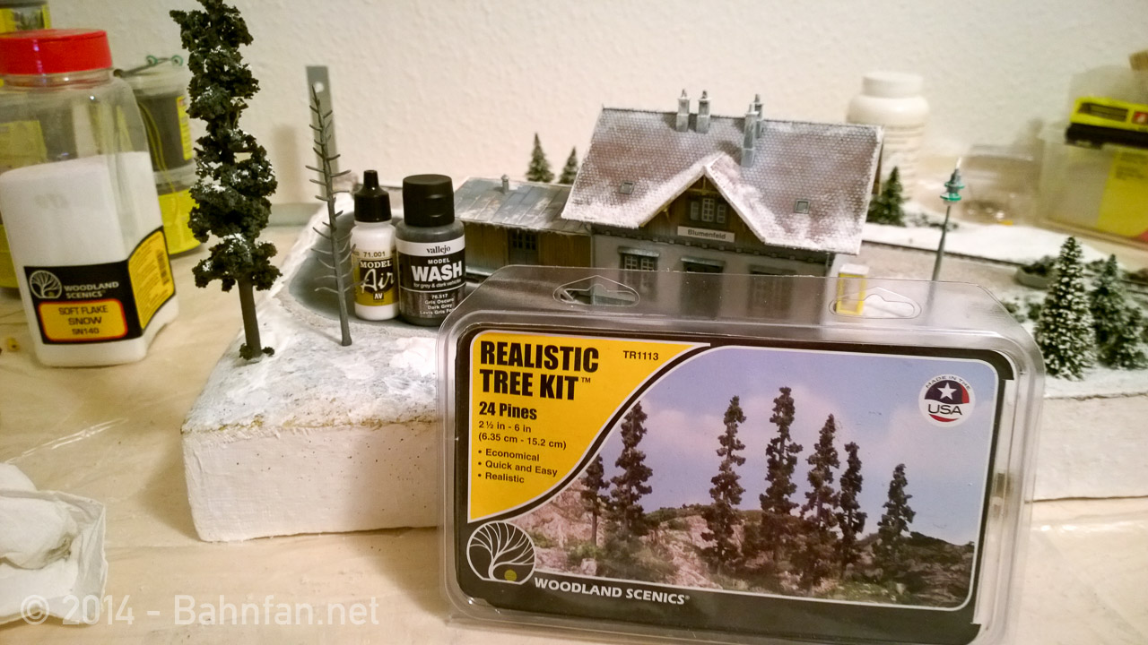 A model train
