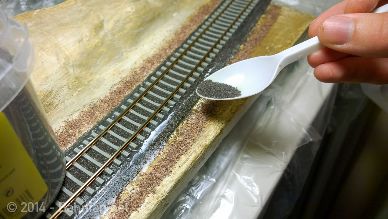 A model train