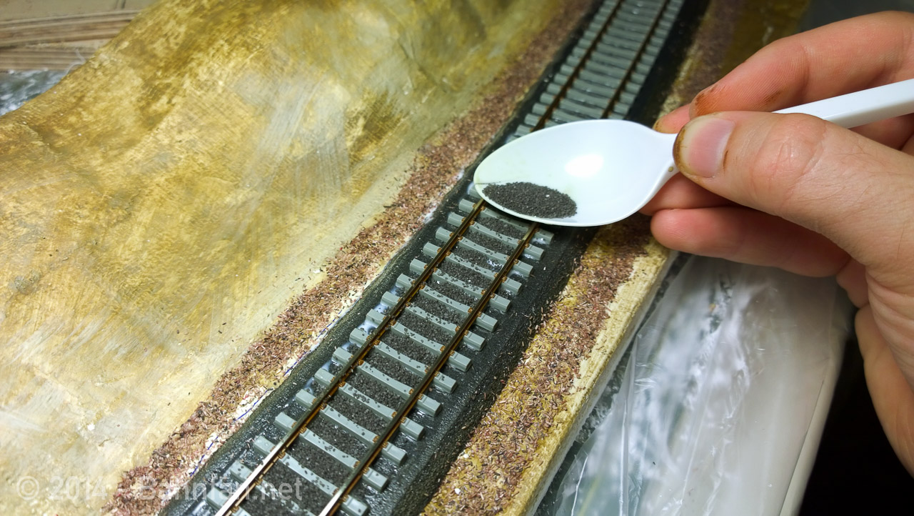 A model train