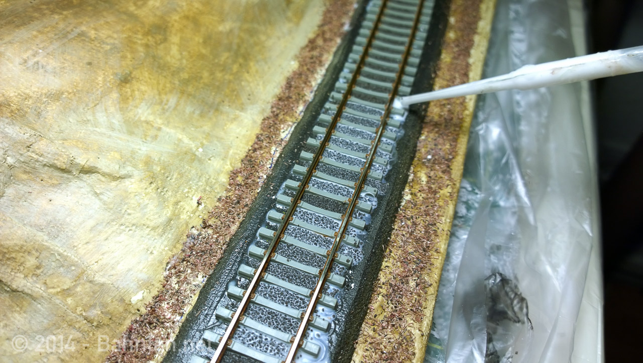 A model train