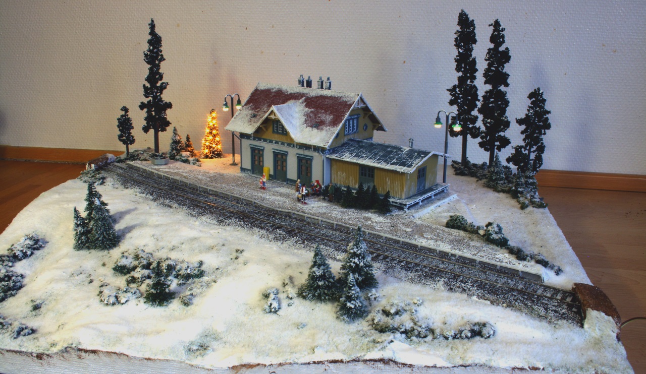 A model train