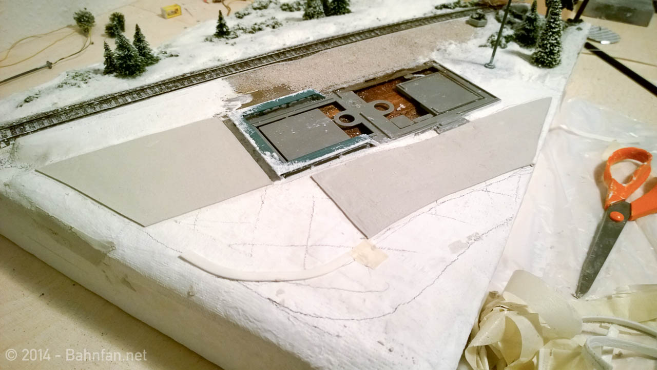 A model train