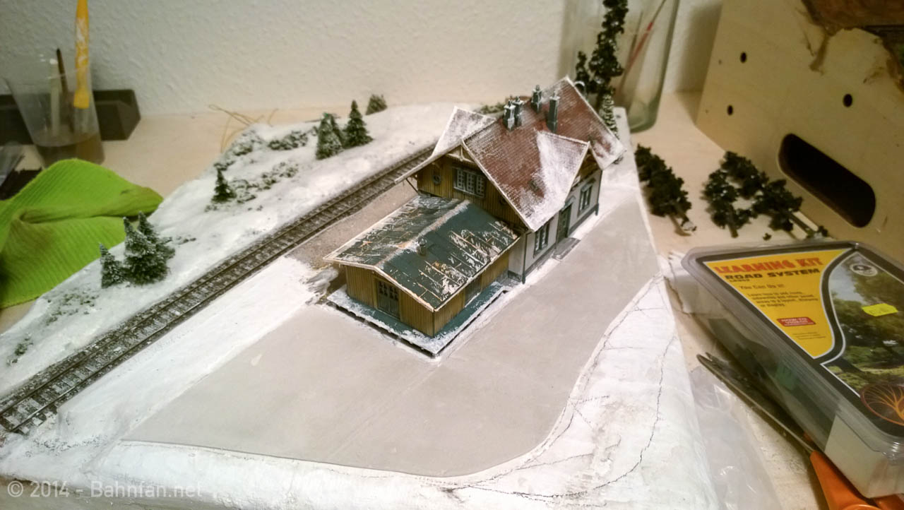 A model train