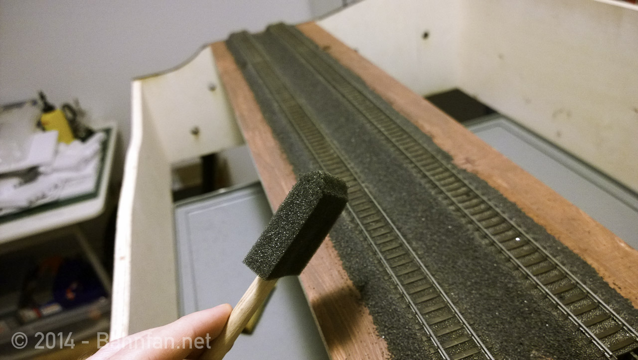 A model train