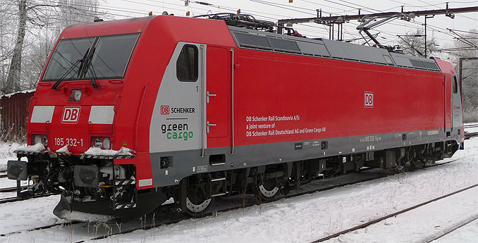 A model train