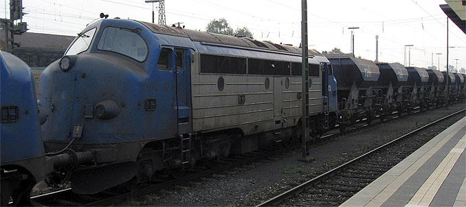 A model train
