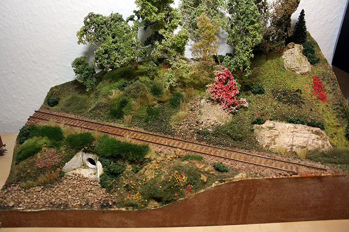 A model train