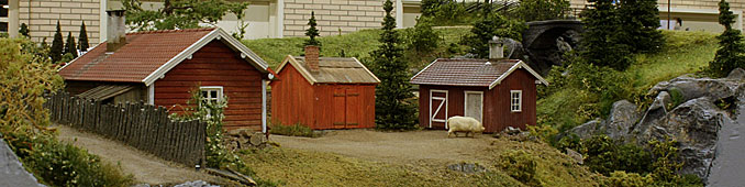A model train