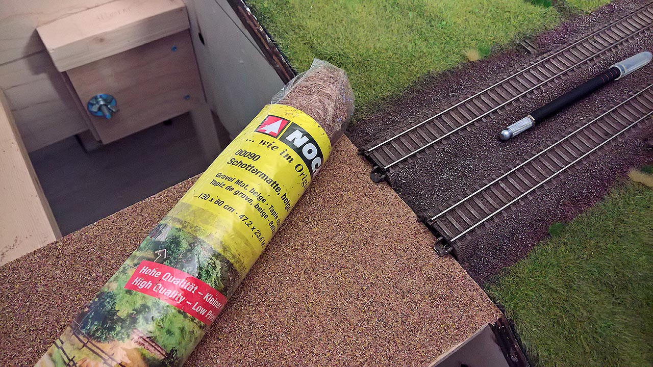 A model train