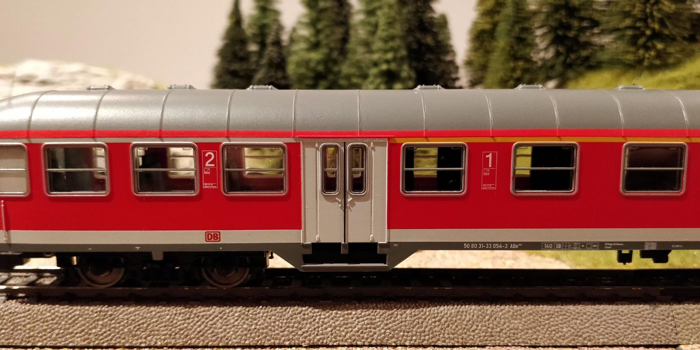 A model train