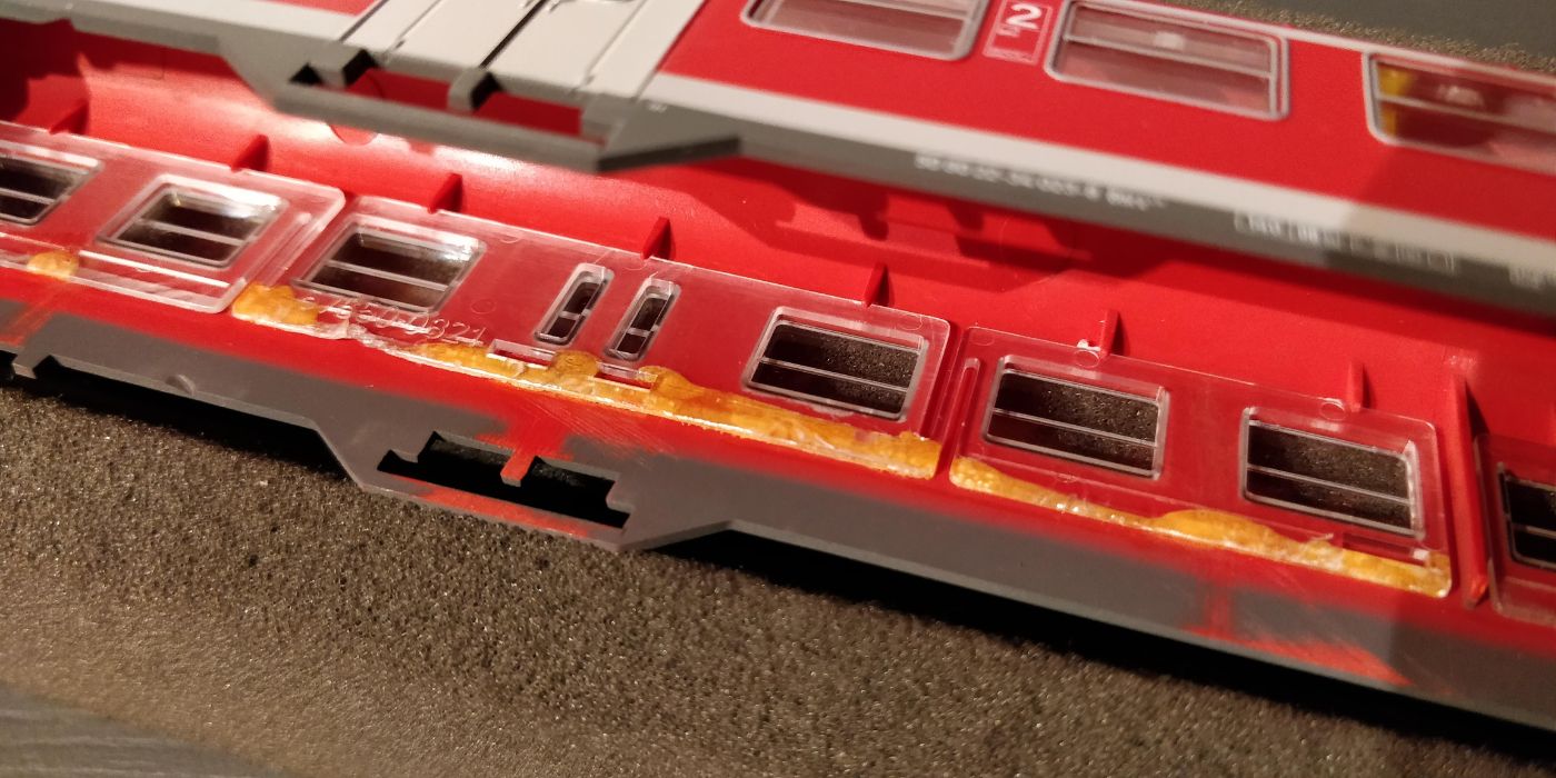 A model train