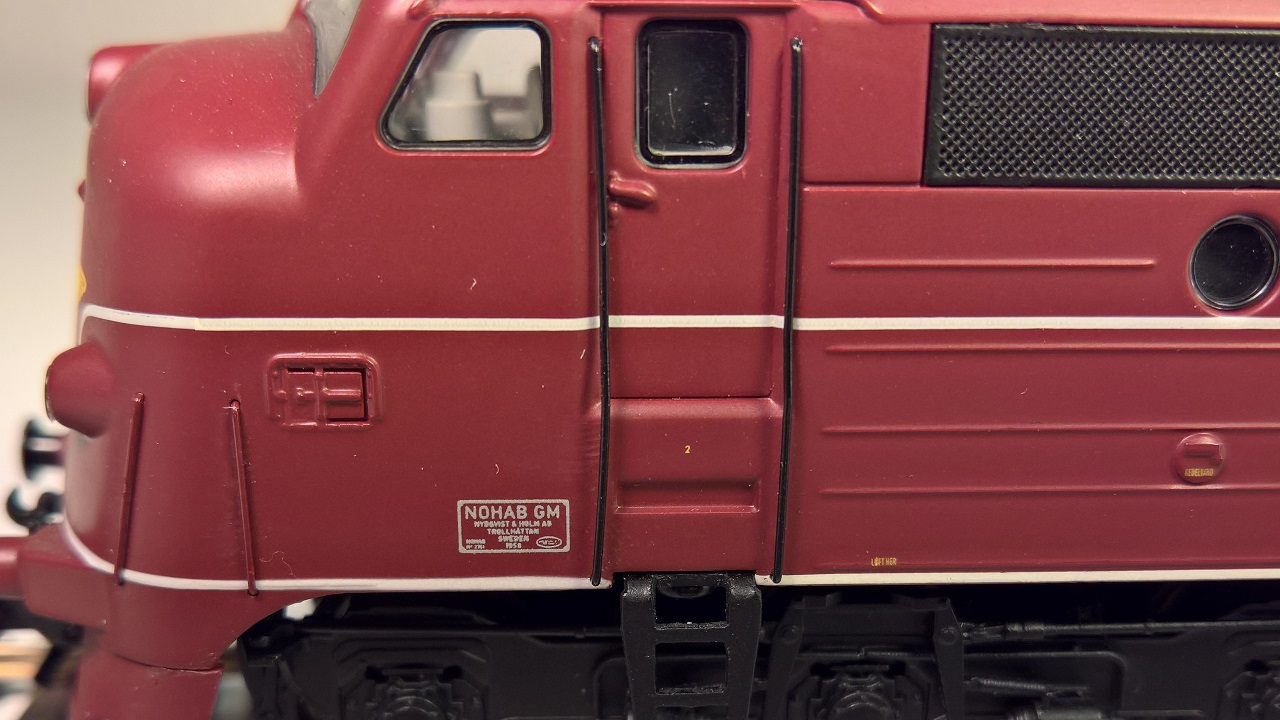 A model train