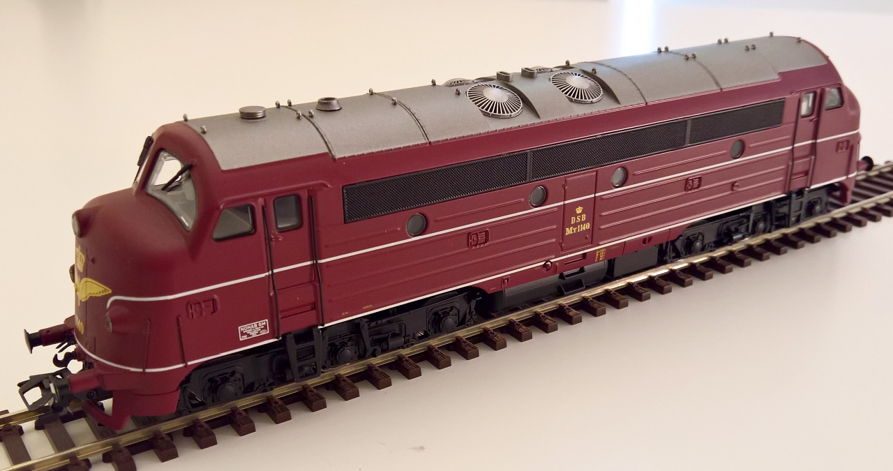 A model train