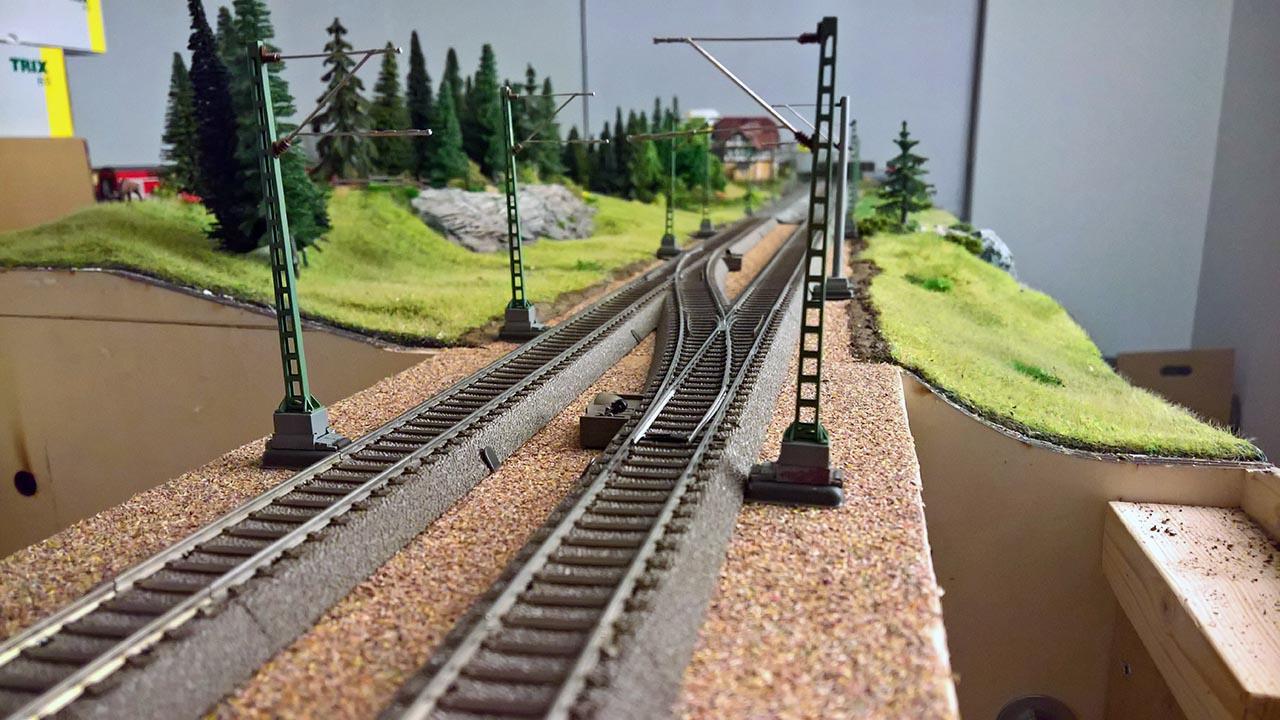 A model train