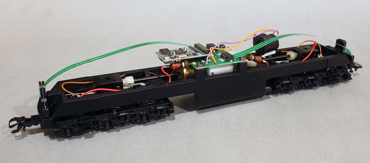 A model train