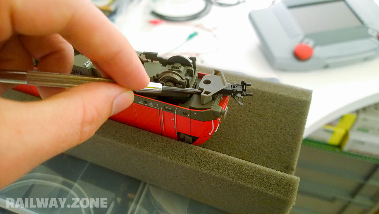 A model train