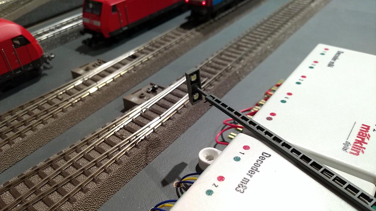 A model train