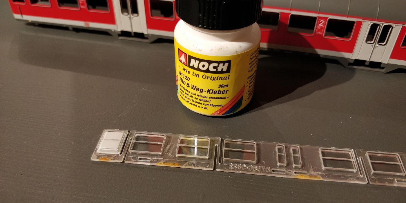 A model train