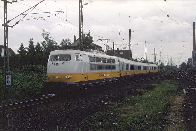 A model train
