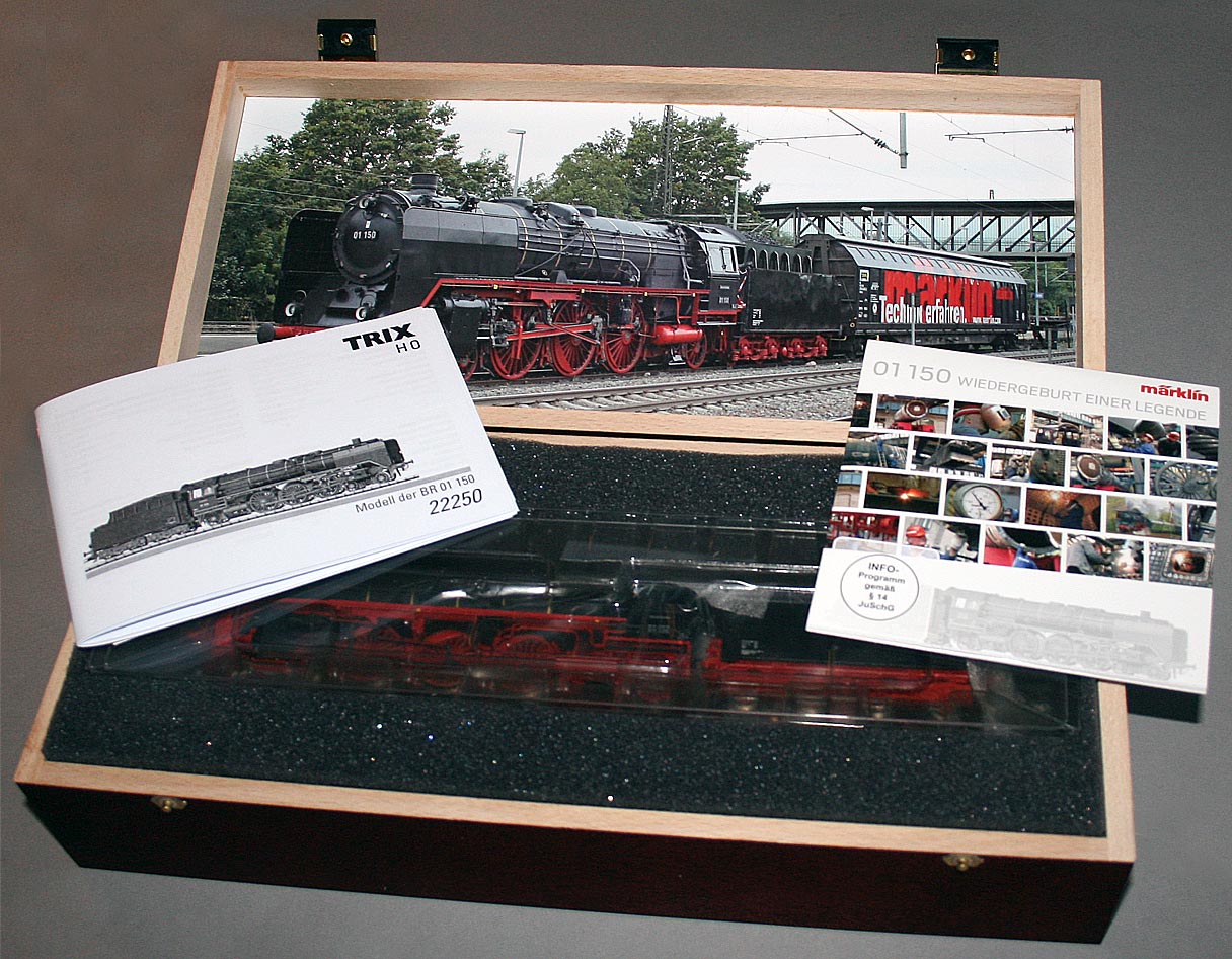 A model train