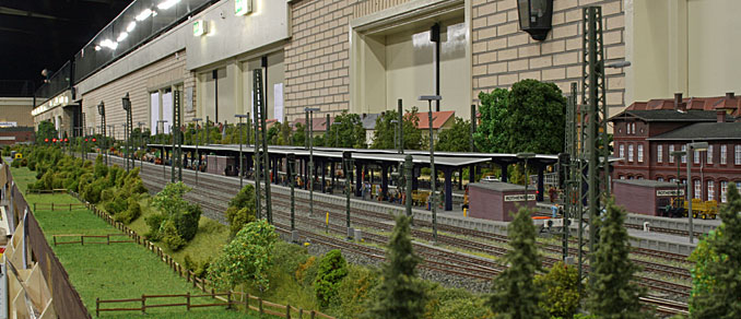 A model train