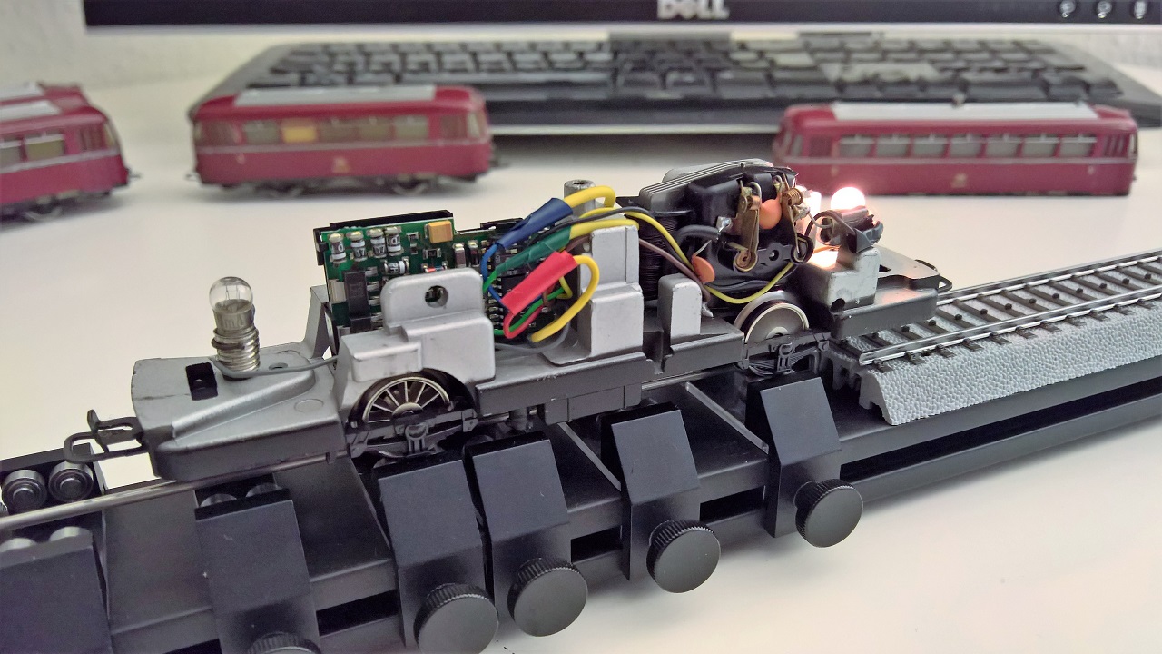 A model train