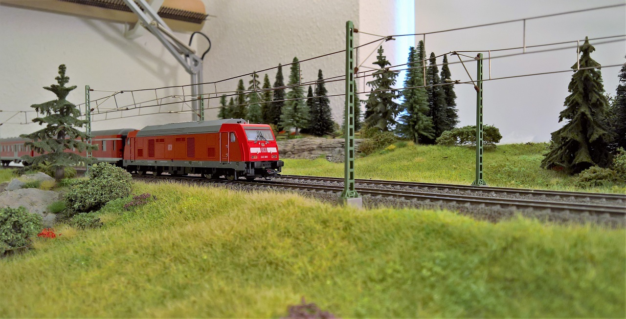 A model train