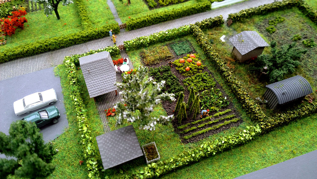 A model train