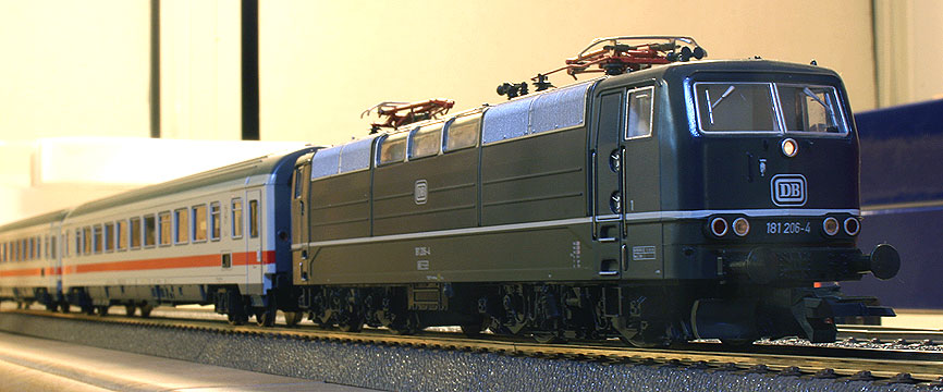 A model train
