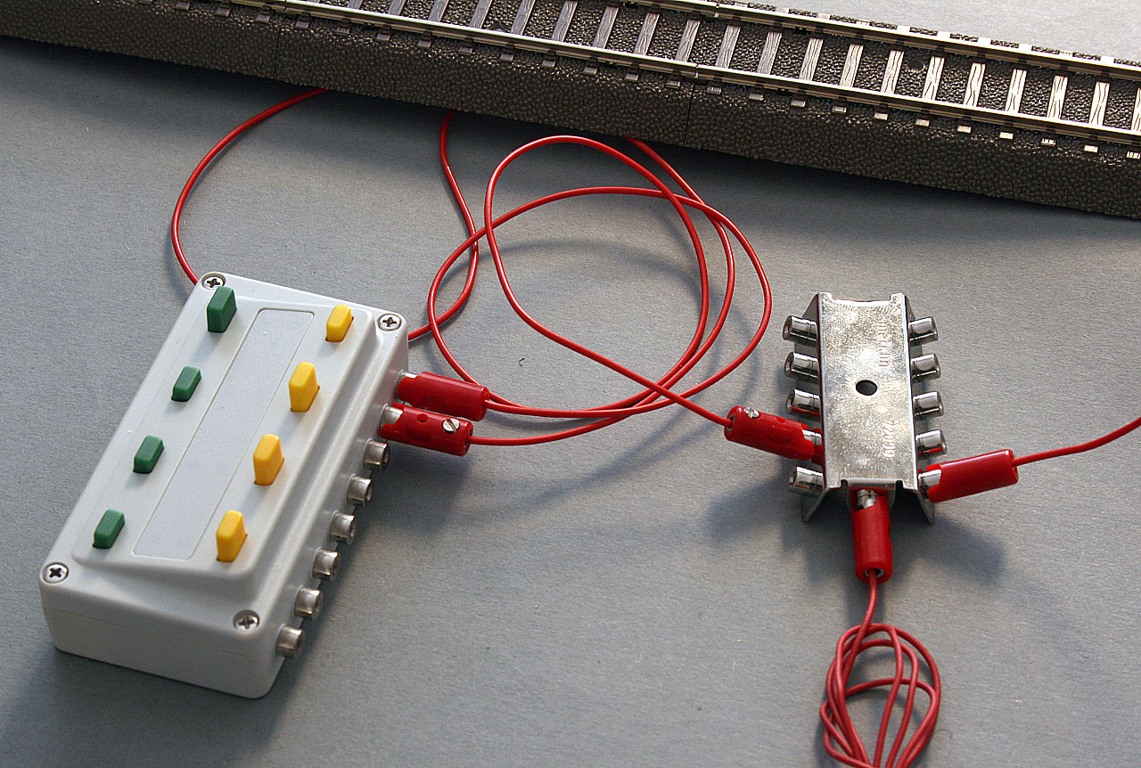 A model train