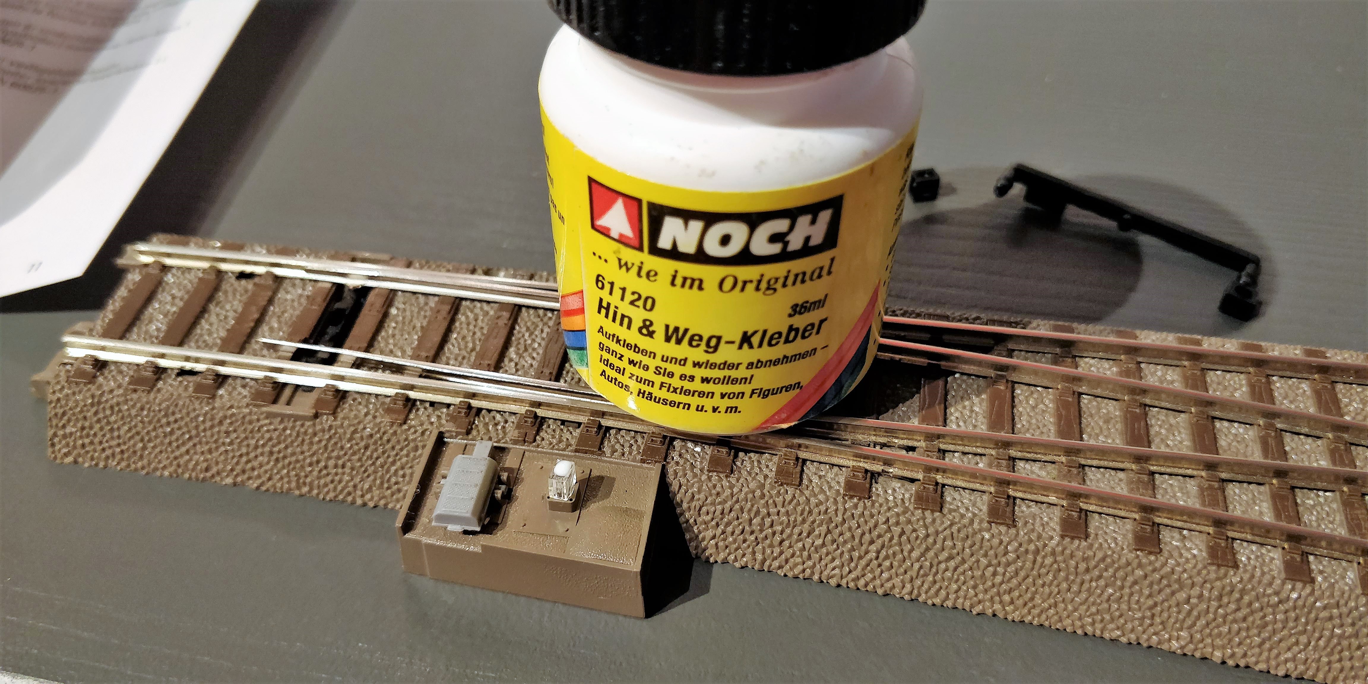 A model train