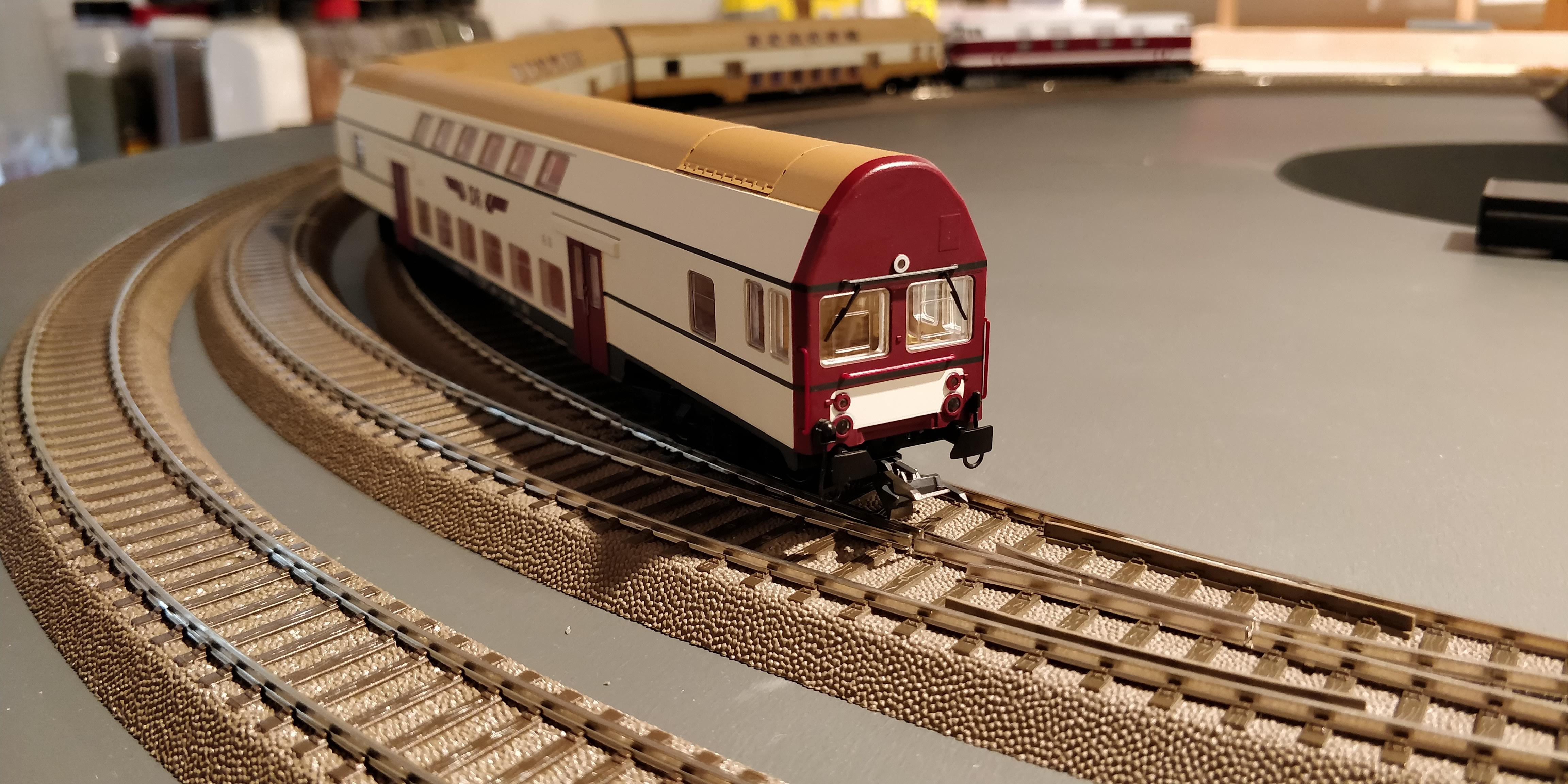 A model train