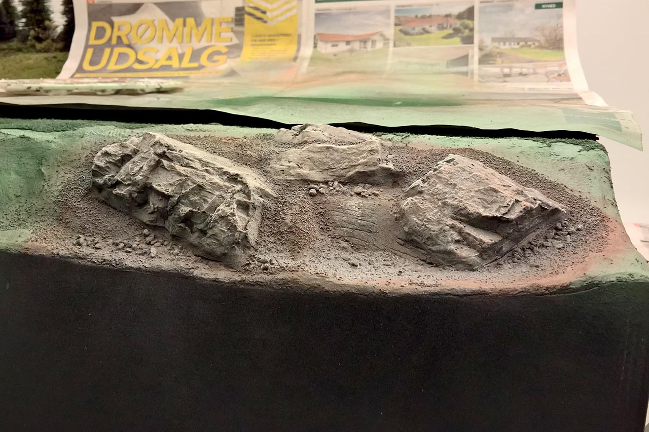A model train