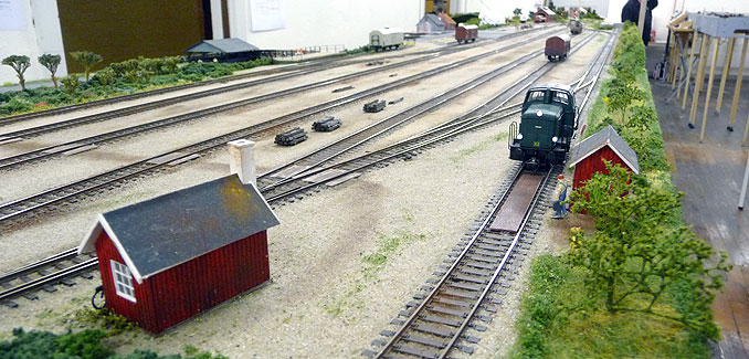 A model train