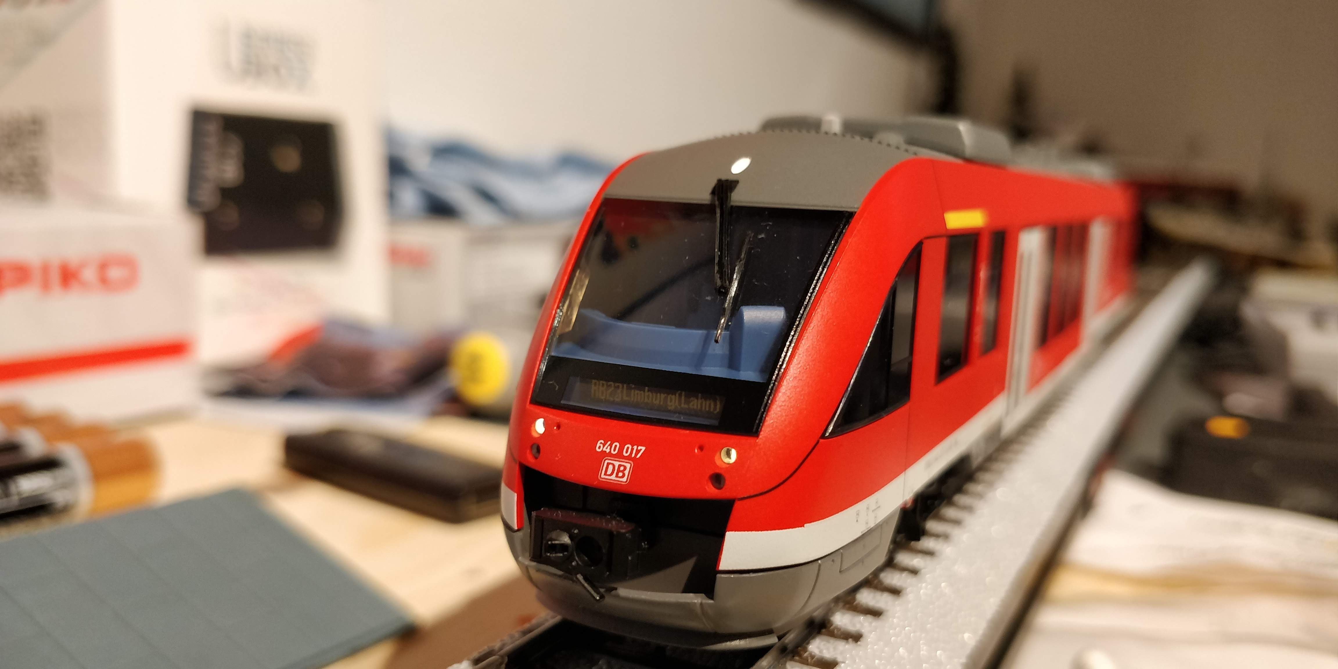 A model train