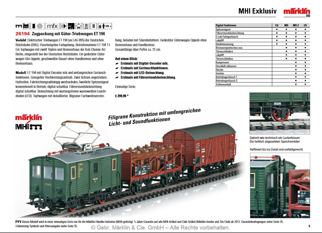 A model train