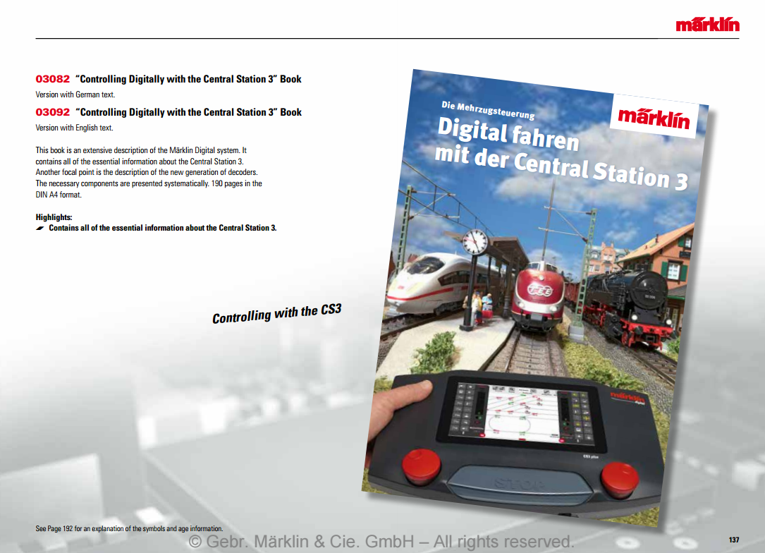 A model train