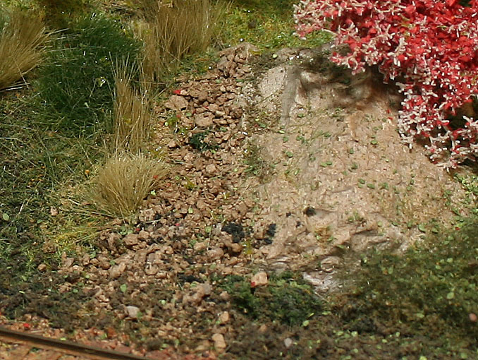 A model train