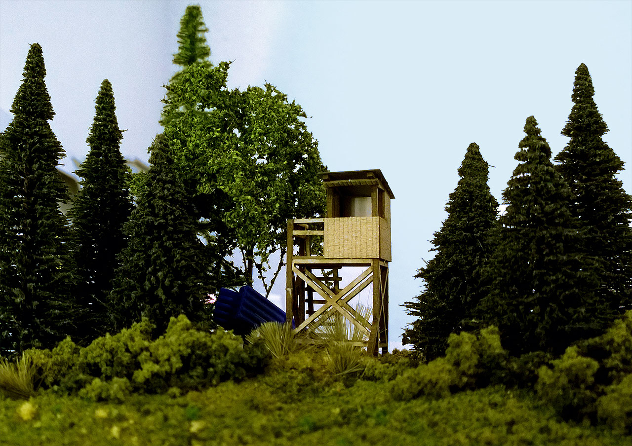 A model train