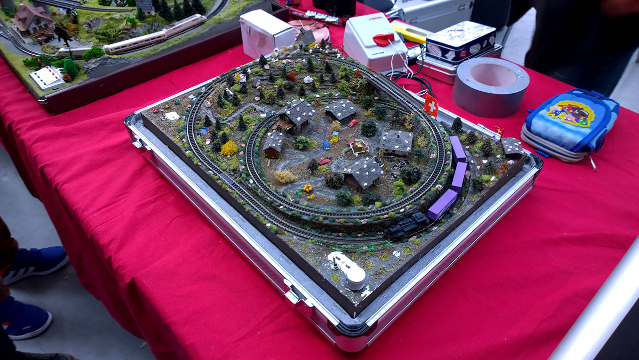 A model train