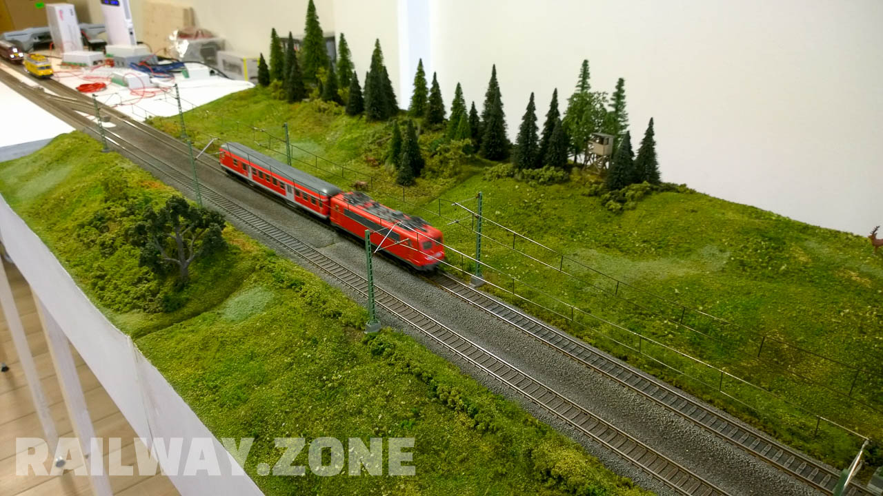 A model train