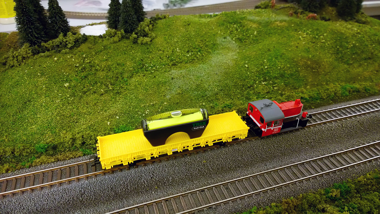 A model train