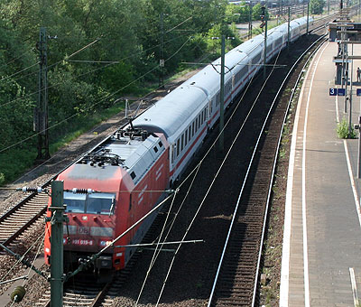 A model train
